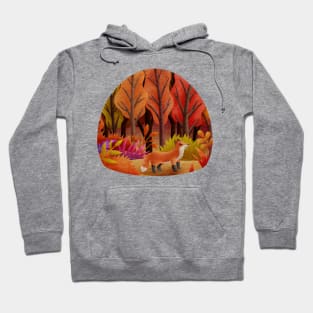 Fox in the forest Hoodie